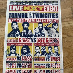 NXT Vintage Signed Poster 