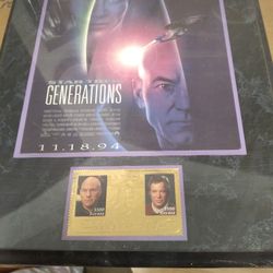 Star Trek Wood Plaque. The Next Generation. 
