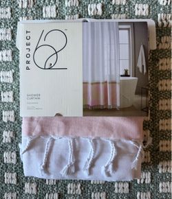 Project 62 Gold Colorblock Shower Curtain