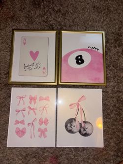 Pink Wall frames