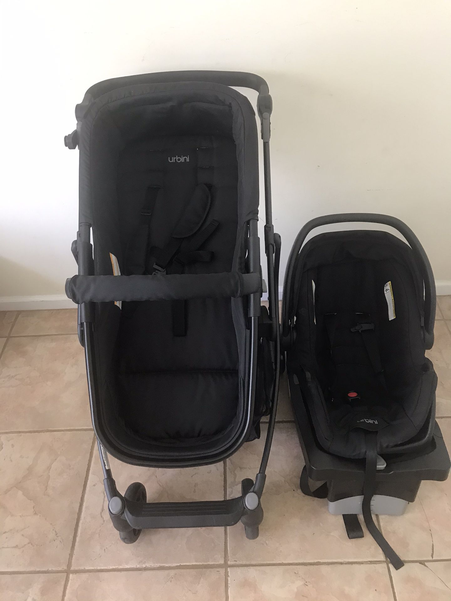 Urbini stroller and car seat