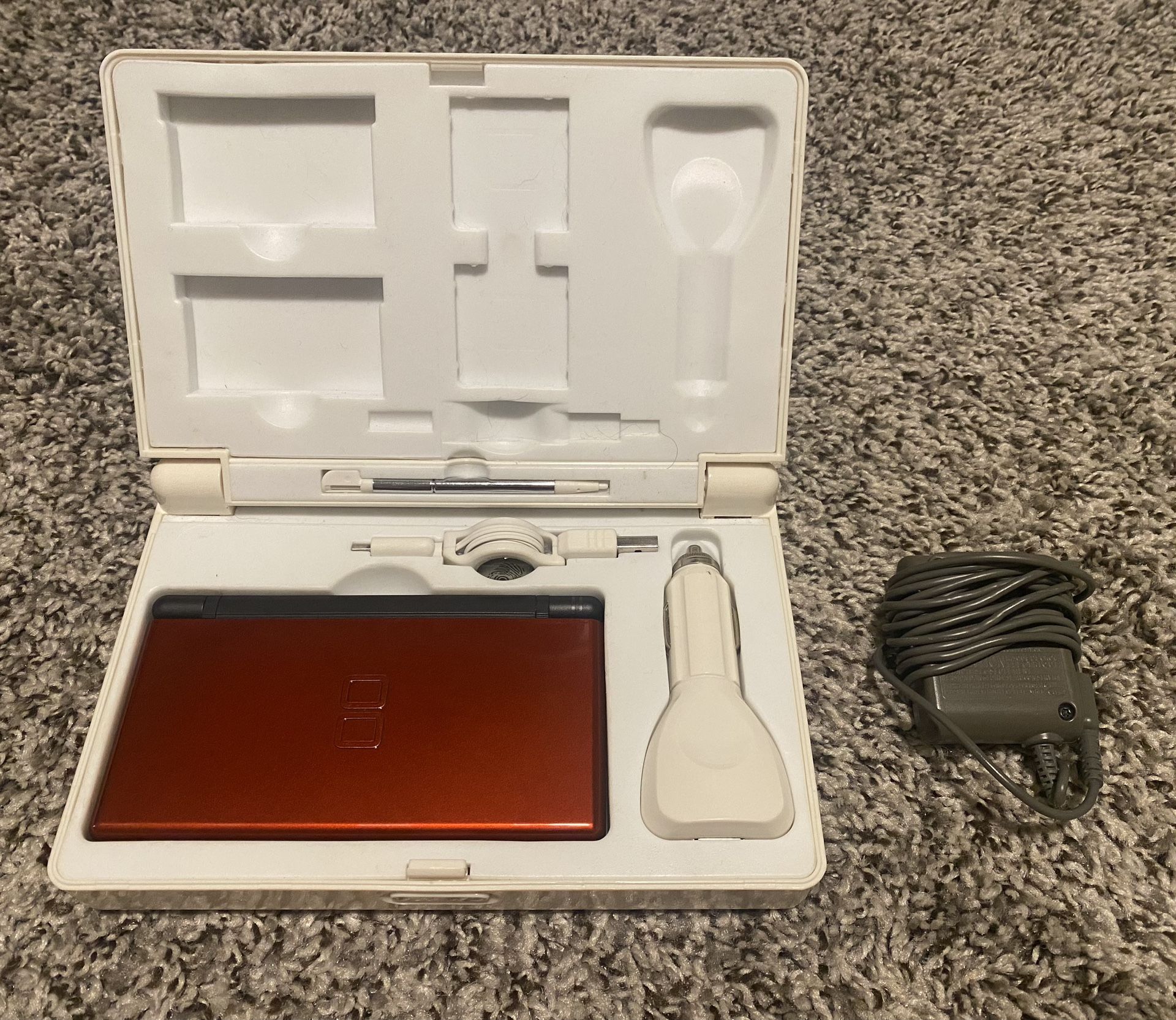 Nintendo DS Lite with Case and Charger