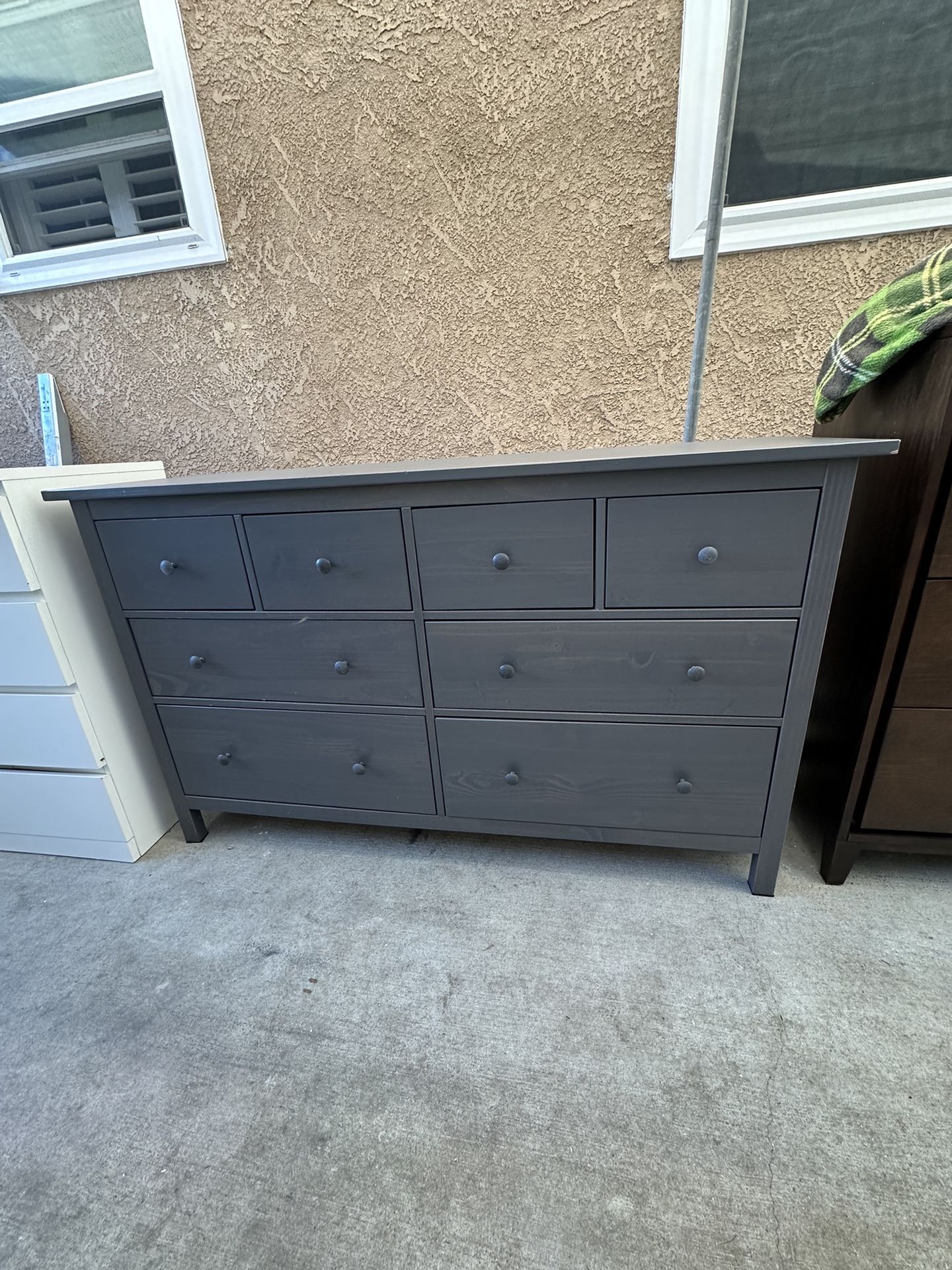 Gray Ikea Hemnes Dresser