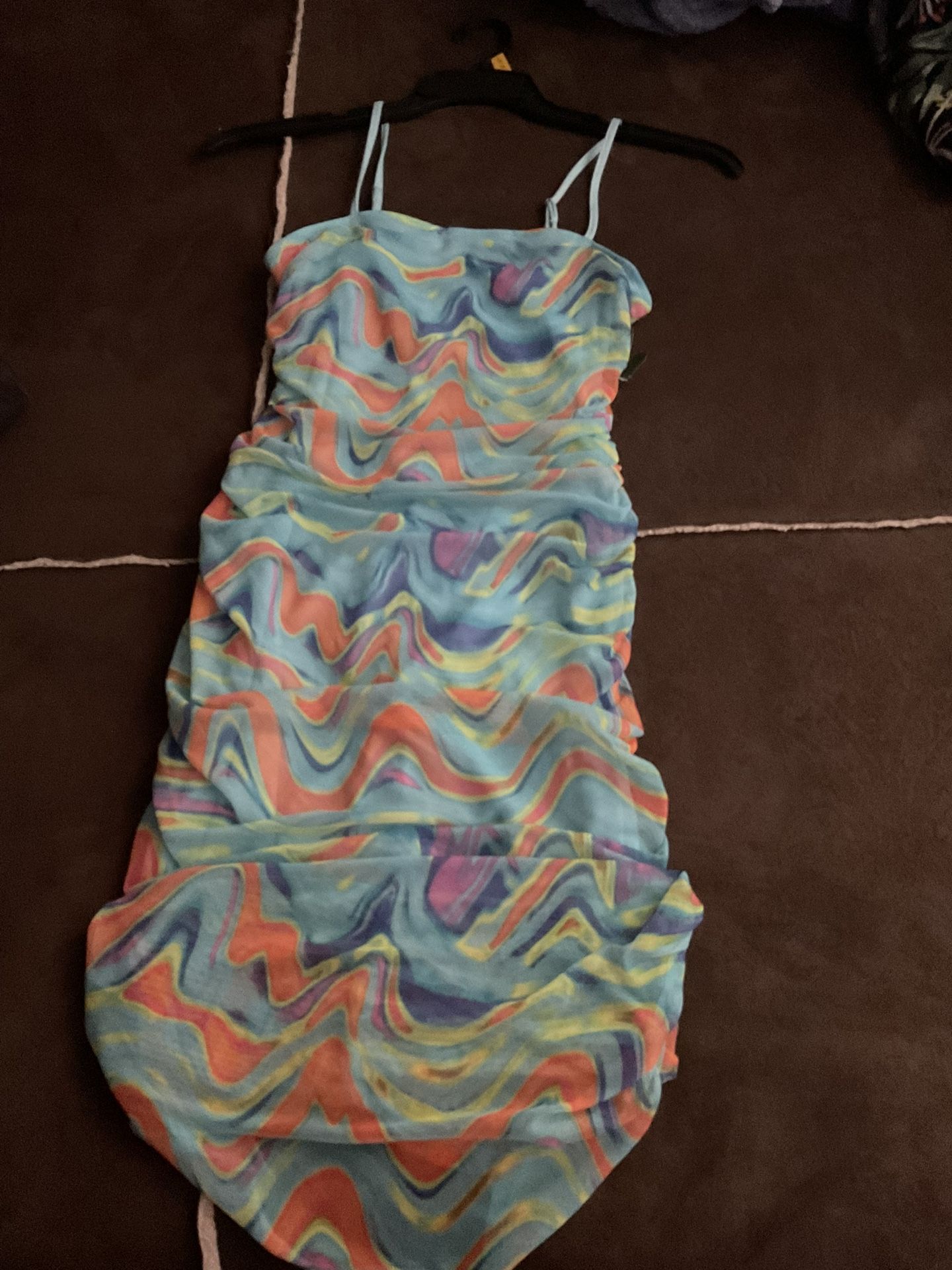 Multicolor Mermaid Dress 👗 Size S Nuevo 