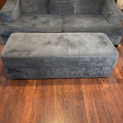 Deep couch, Deep Loveseat and Ottoman with Storage