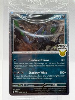 Sealed Zarude Gamestop Promo (Pokemon Cards)