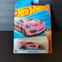 Hot Wheels Then And Now Pink Porsche 911 GT 3 RS 