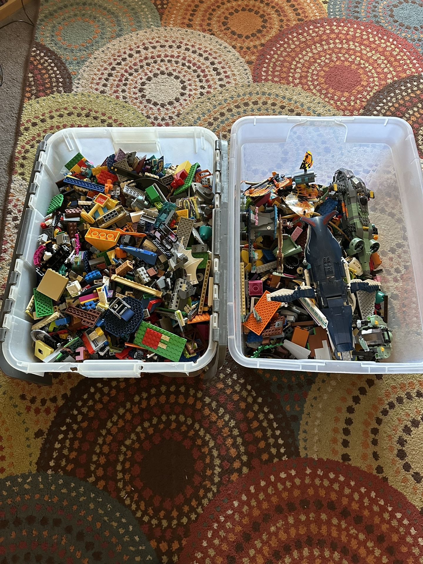 Huge Bulk Lego Lot With Mini Figures