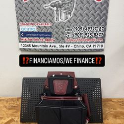 B8064 OCCIDENTAL LEATHER Oxylights Fastener Bag w/ DB**(FINANCIAMOS/WE FINANCE)**