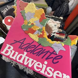 Adelante Budweiser Sign