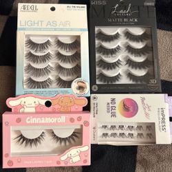 4 Sets Of Lashes 