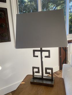 Solid Wood Lamp and Grecian Inspirediu Lamp Both or One