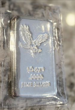 10 oz .9999 Fine Silver Bar