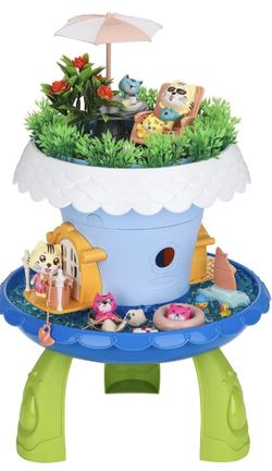 Light Up Cat Pretend Play Building Toy Set