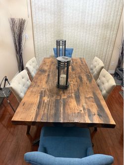 Dining room table with 6 chairs