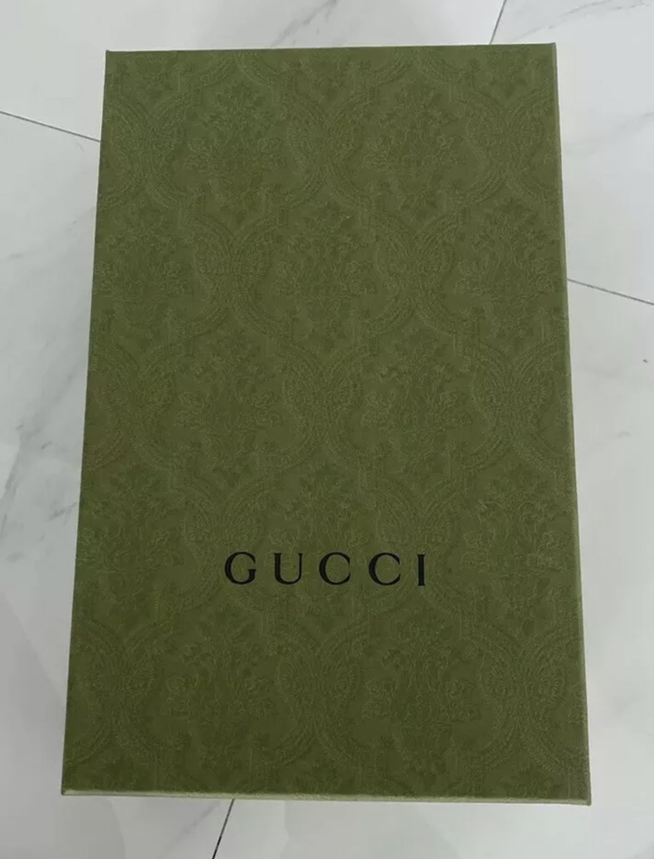 Authentic Green Gucci Gift Box EMPTY (shoe box)