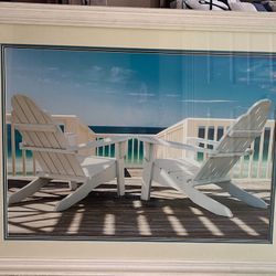 Large framed picture