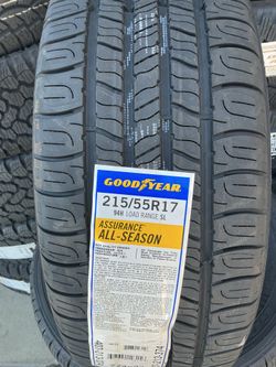 215 55 17 Goodyear assurance all-season