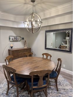 Canadel Dining Table, Chairs and Buffet