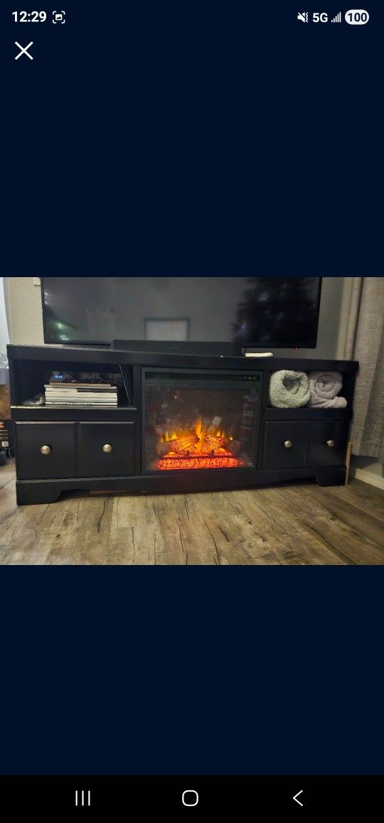 Electric Fireplace Tv Stand 