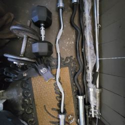 Olympic Easy Curl Bar (Heavy Duty Stainless Steel)