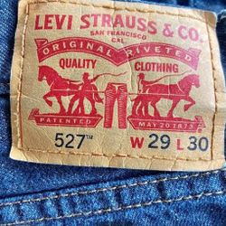 LEVIS 527 JEANS. 6 JEANS 