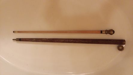 Vintage Walking Stick with Hidden Pool Cue