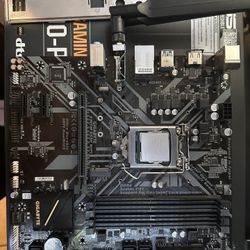 GIGABYTE B365m ds3h WIFI W/ CPU & Cooler 
