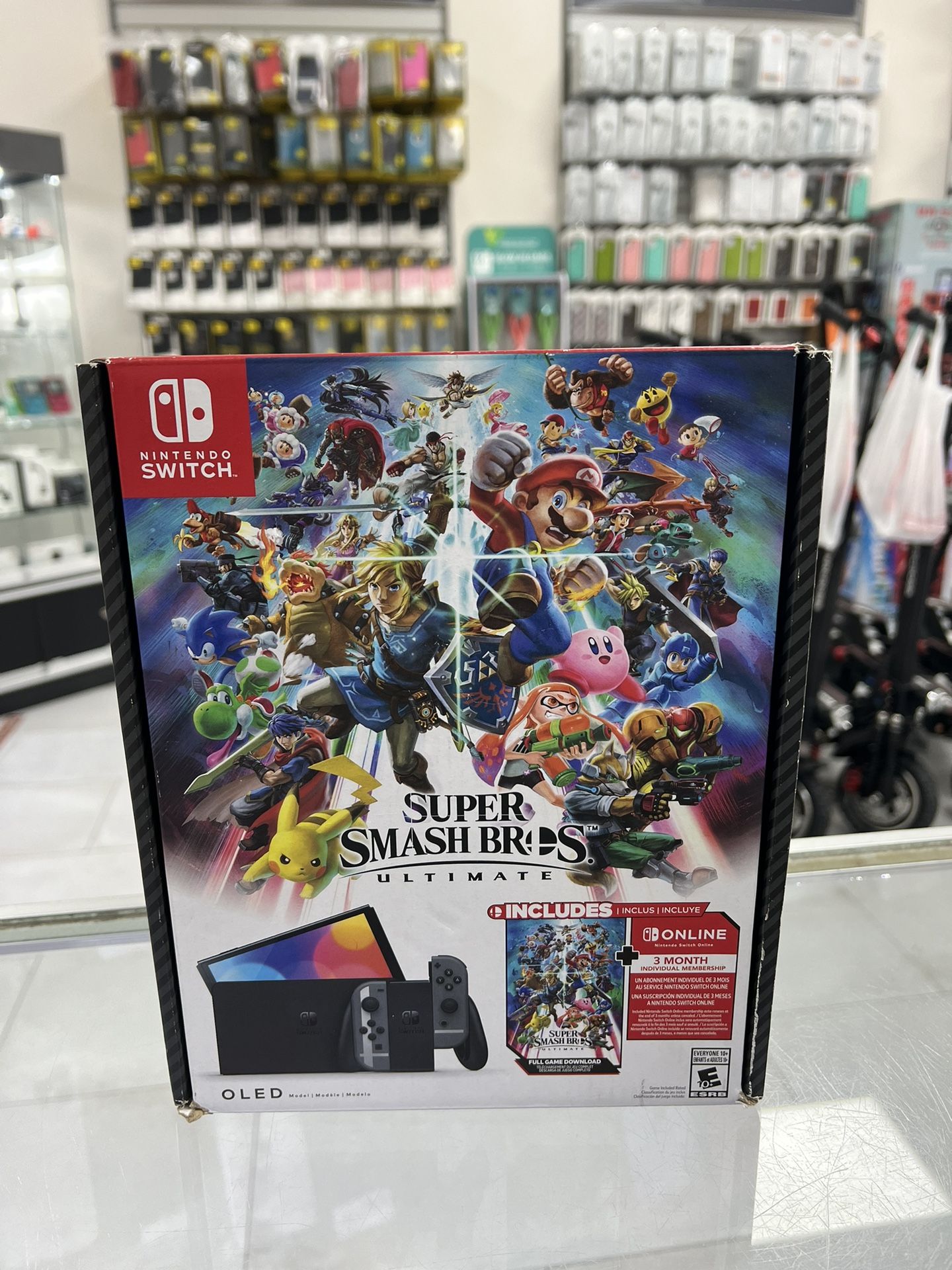 Nintendo Switch OLED Smash Bros Bundle! Finance For $50 Down Payment!!