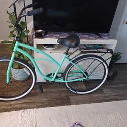 Beach Cruiser 26" Adult Bicycle Mint Green