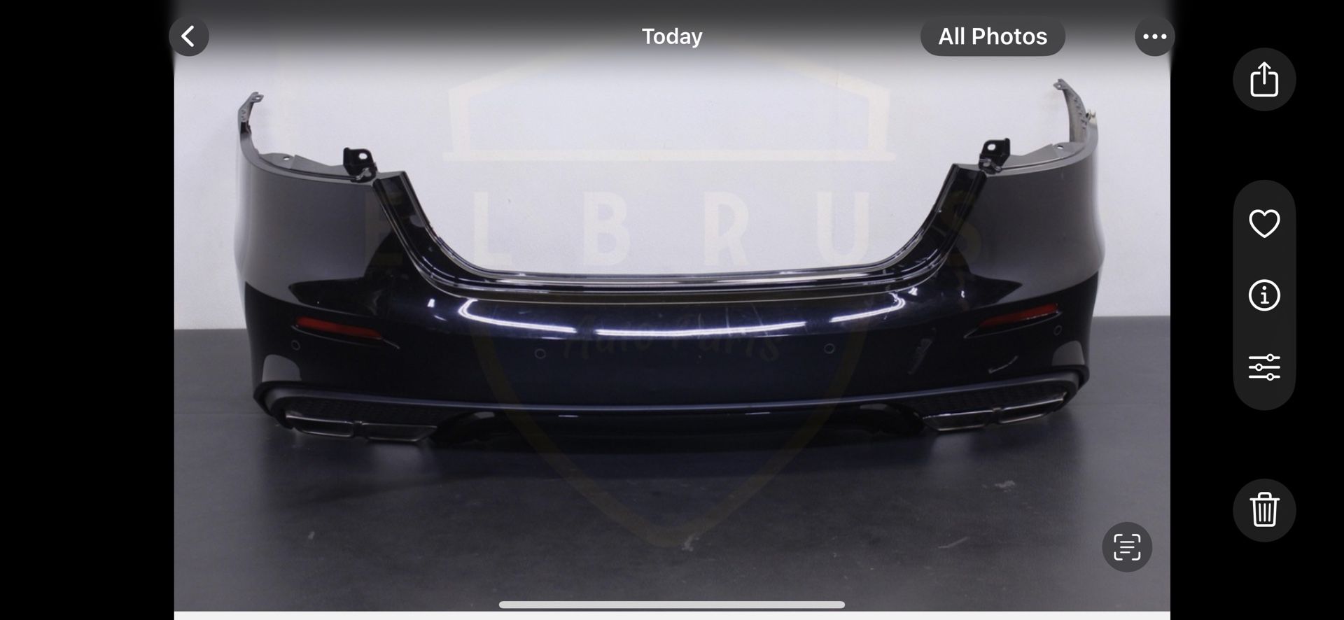 2020 Nissan Maxima Rear bumper