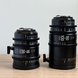 Sigma Cine Zooms EF 18-35 and 50-100
