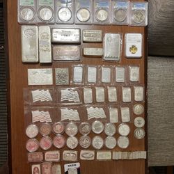 Silver Gold Bars Rounds