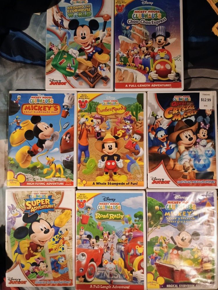 MICKEYS CLUBHOUSE DVDS