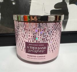 Bath & Body Works A Thousand Wishes 3-Wick Candle 14.5 oz – New