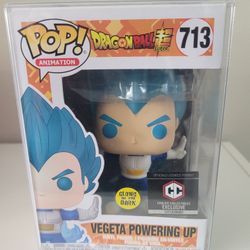 Funko POP! Dragon Ball Super Vegeta #713 Powering Up GITD *Chalice Excl.* 