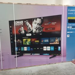 98" Screen Led Smart 4k By Samsung Crystal Ultra HDTV.  Original Box SEALED.  We Offer Delivery And FINANCING 