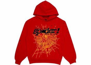 Sp5der og web v2 hoodie red