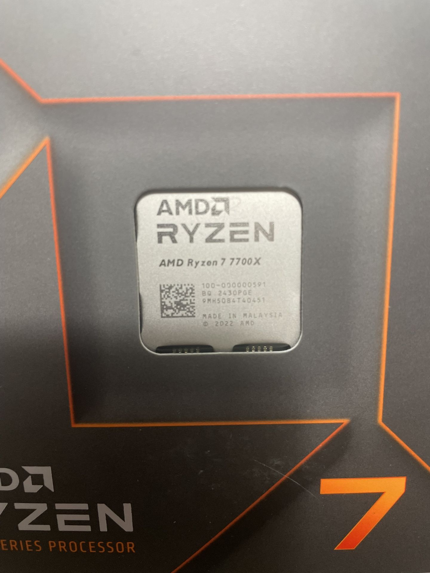 Ryzen 7 7700X CPU.