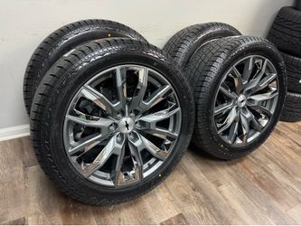NEW 22 inch Gm style wheels with 275/50r22  atturo ht tires