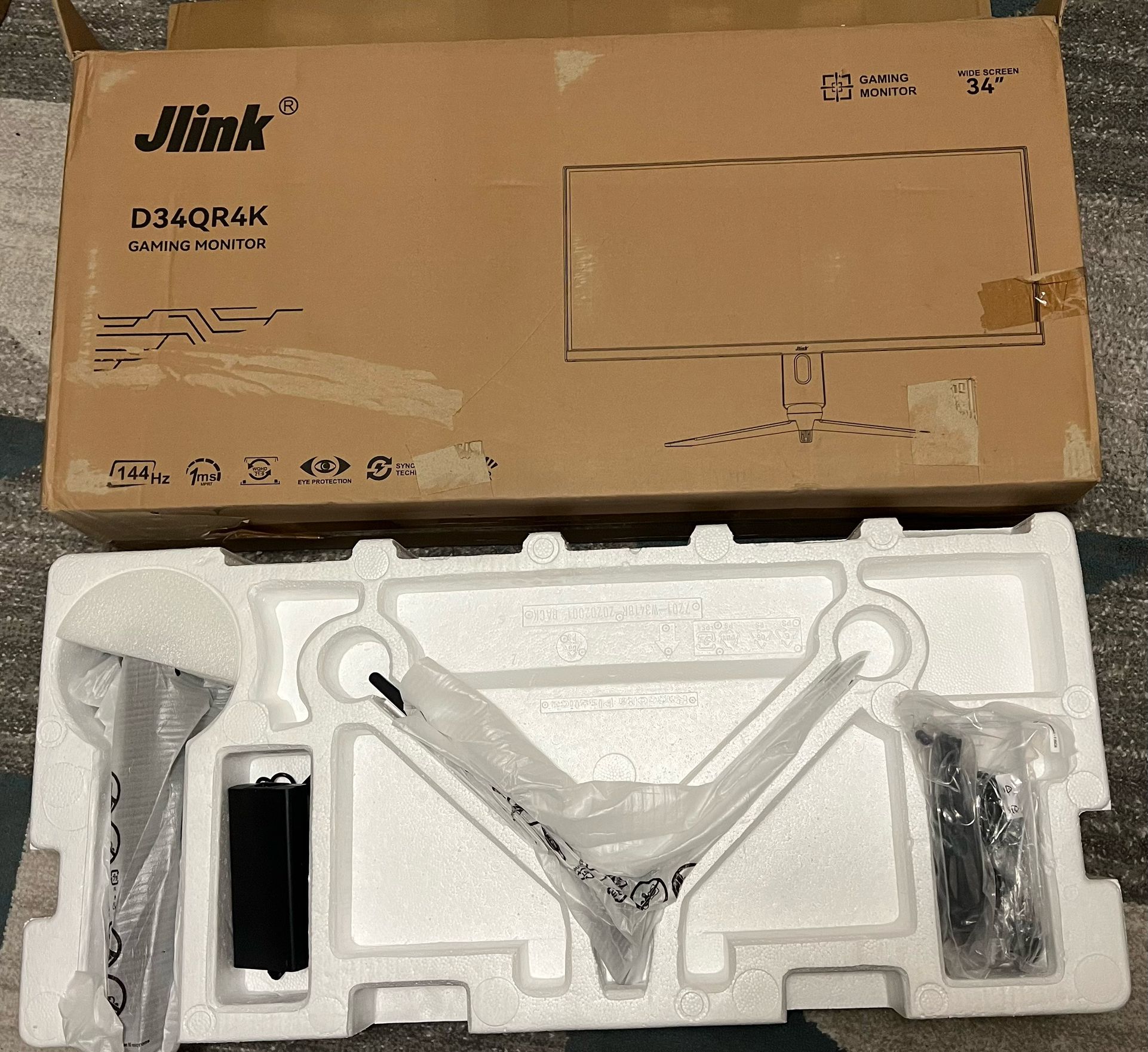 Jlink 34" Ultrawide Curved Gaming Monitor