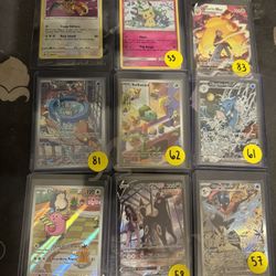 POKEMON CARDS SINGLES FOR SALE/TRADE