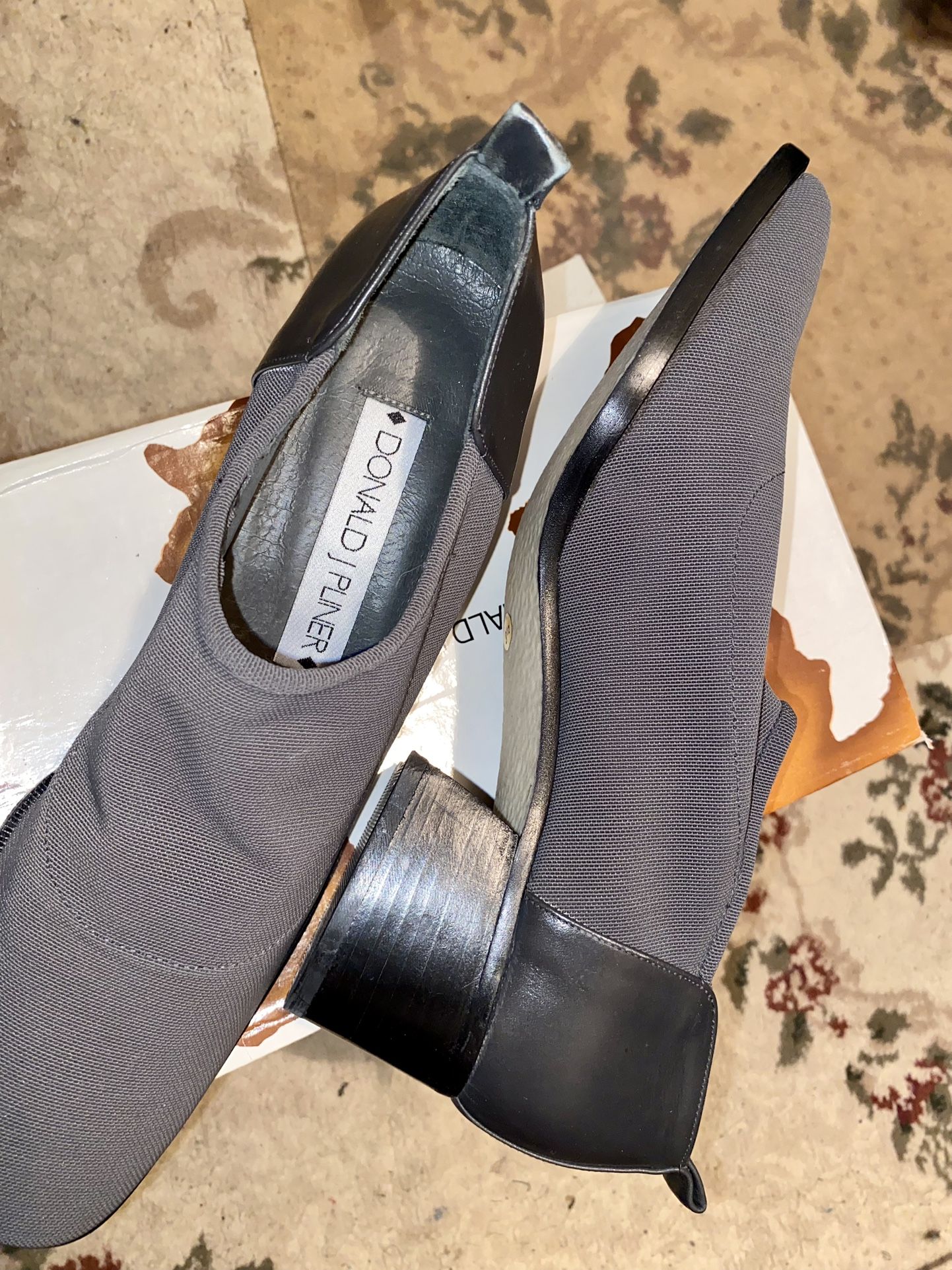 Gray Dress Loafers by Donald J Pliner