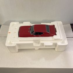 Danbury Mint 1968 Chevrolet Chevelle SS 396 "Matador Red" 1:24 Box