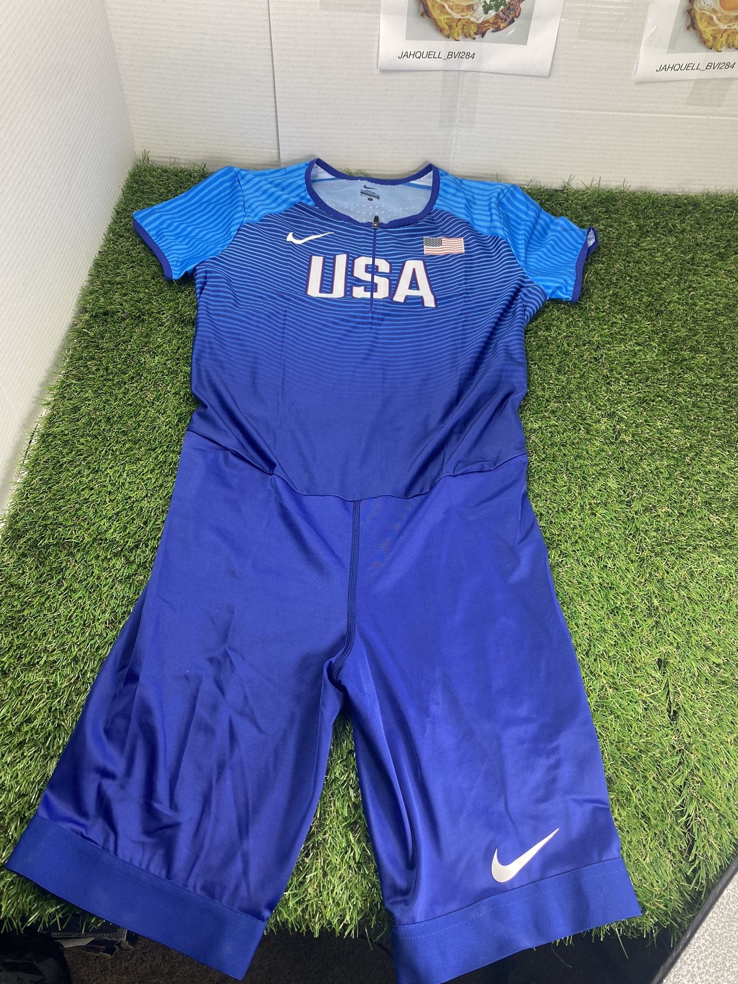Nike Elite Pro USA Olympics Track Field Singlet Speed Suit 898154-xxx Men’s Sz L