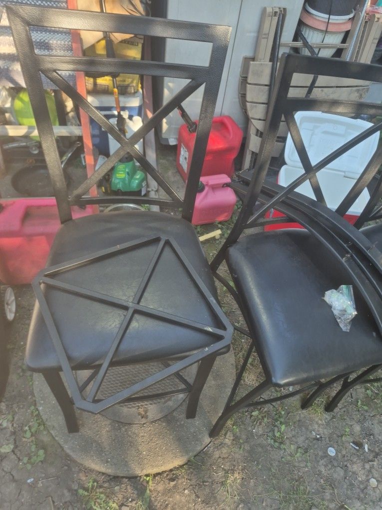 Mesa De 4 Sillas Redonda