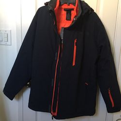 Free country waterproof 3-in-1 jacket with Down inner jacket