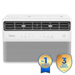 New 10,000 BTU Smart Inverter Plus Window Air Conditioners for Rooms up to 450 Sq. Ft. with Dual Filter, Remote in White