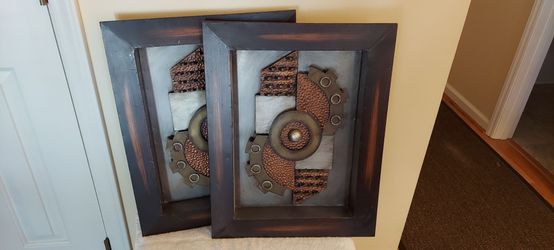 Wall Art Metal set of 4 Plus free gift 🎁