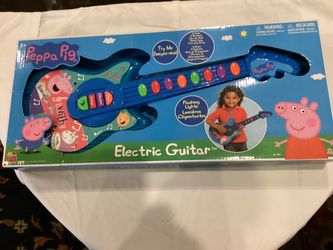 Child’s Peppa Pig Electric  Guitar ages 3+.